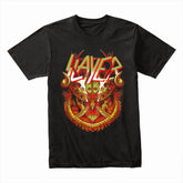 Slayer-Inspired "Hellborn Crest" Demonic Graphic T-Shirt