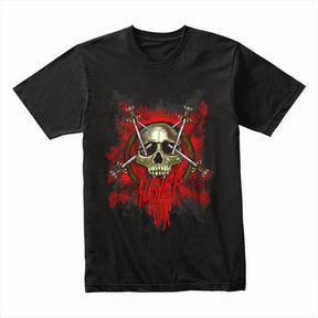 Slayer "Swords & Skull" Thrash Metal T-Shirt