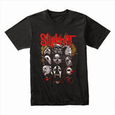 Slipknot "The Nine Masks" Heavy Metal Horror-Inspired T-Shirt