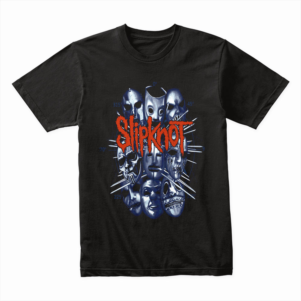Slipknot "Mask Evolution" Heavy Metal Horror-Inspired T-Shirt