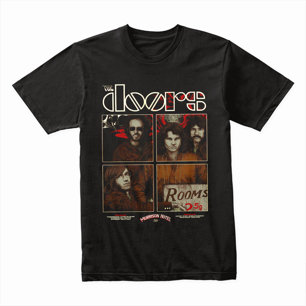 The Doors Morrison Hotel 50th Anniversary T-Shirt – Vintage Rock Tribute
