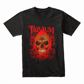 Trivium Demon Skull Metal T-Shirt – Hellfire and Heavy Metal