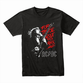 AC/DC "For Those About to Rock" Angus Young T-Shirt – Classic Rock Tribute