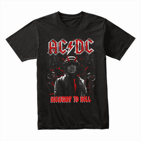 AC/DC "Highway to Hell" Angus Young T-Shirt – Classic Rock Tribute