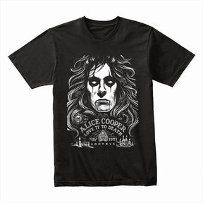 Alice Cooper "Love It to Death" 50th Anniversary T-Shirt – Vintage Rock Tribute