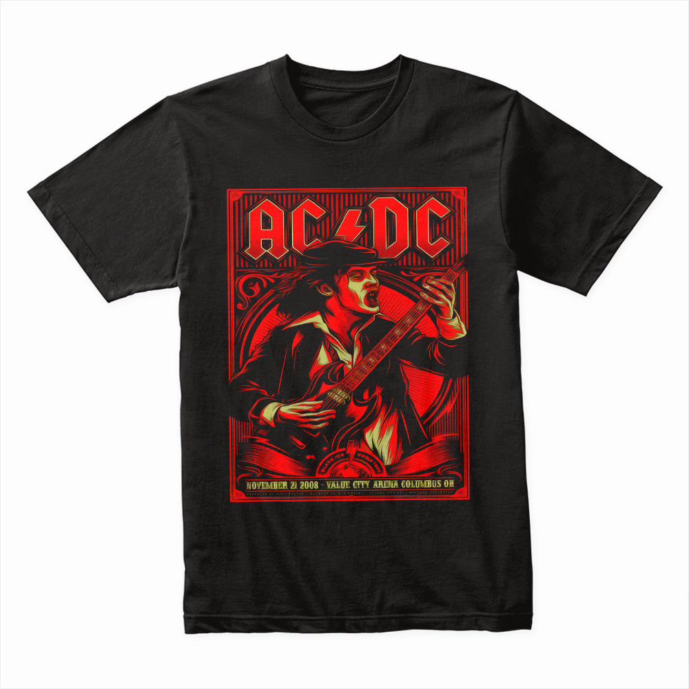 AC/DC Angus Young 2008 Tour T-Shirt – High Voltage Rock Tribute