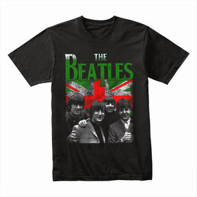 The Beatles Vintage UK Flag T-Shirt – Classic Rock Legends