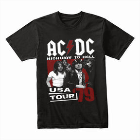 AC/DC "Highway to Hell" 1979 USA Tour T-Shirt – Classic Rock Legends