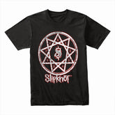 Slipknot Distressed Pentagram Graphic T-Shirt
