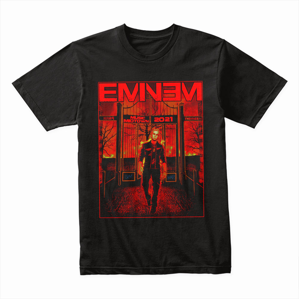 Eminem "Music Midtown 2021" T-Shirt – Intense Rap Icon Design