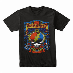 Grateful Dead "Steal Your Face" Psychedelic T-Shirt – Iconic Rock Art