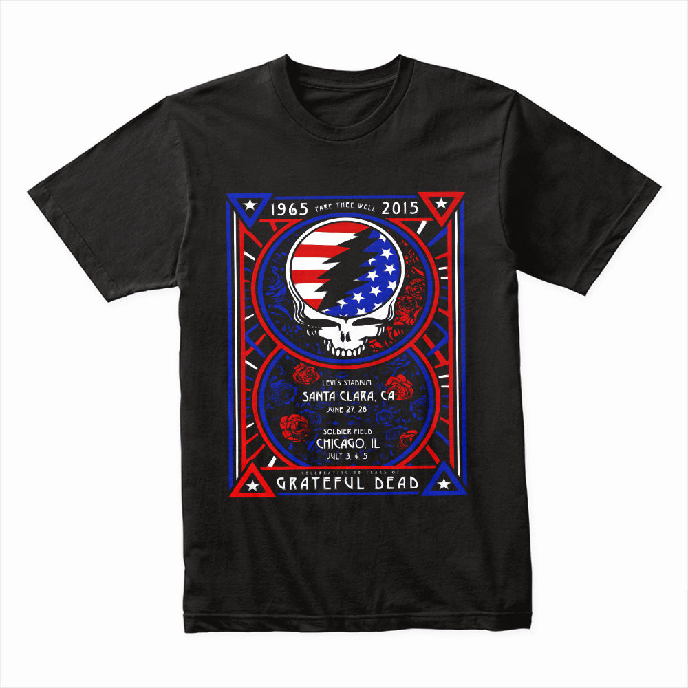 Grateful Dead 50th Anniversary Fare Thee Well T-Shirt – Iconic Tribute Tee