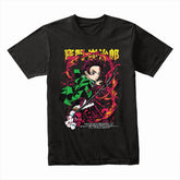 Tanjiro Kamado "Flame Breathing" T-Shirt – Demon Slayer Anime Battle Tee