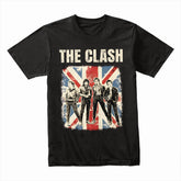 The Clash Vintage Union Jack Punk Rock T-Shirt