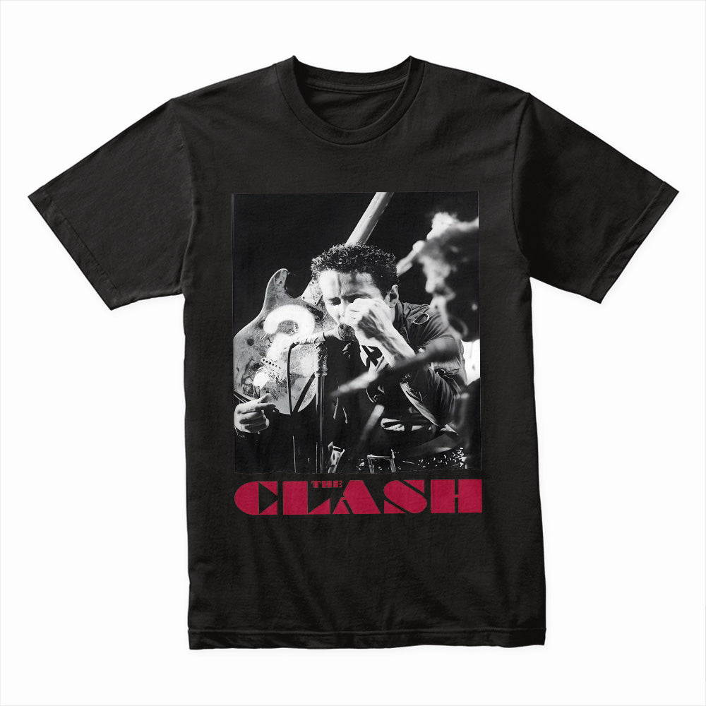 The Clash Iconic Live Performance Graphic T-Shirt