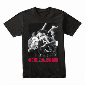 The Clash Iconic Live Performance Graphic T-Shirt