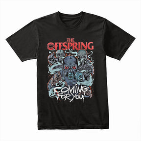 The Offspring "Coming for You" Gas Mask Soldiers Punk Rock T-Shirt