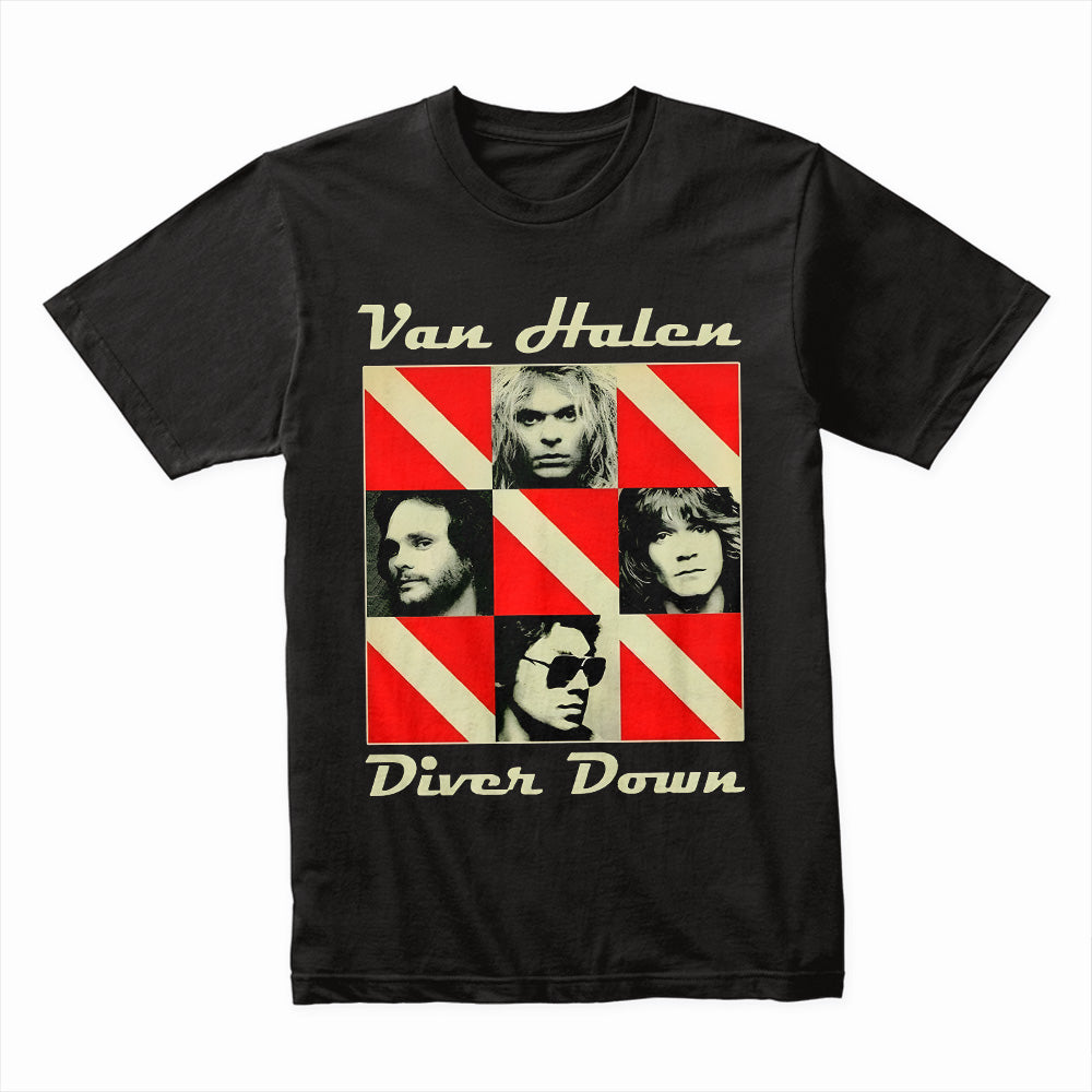 Van Halen "Diver Down" Vintage Rock T-Shirt