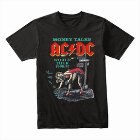 AC/DC "Money Talks" 1990/91 World Tour Vintage Graphic T-Shirt