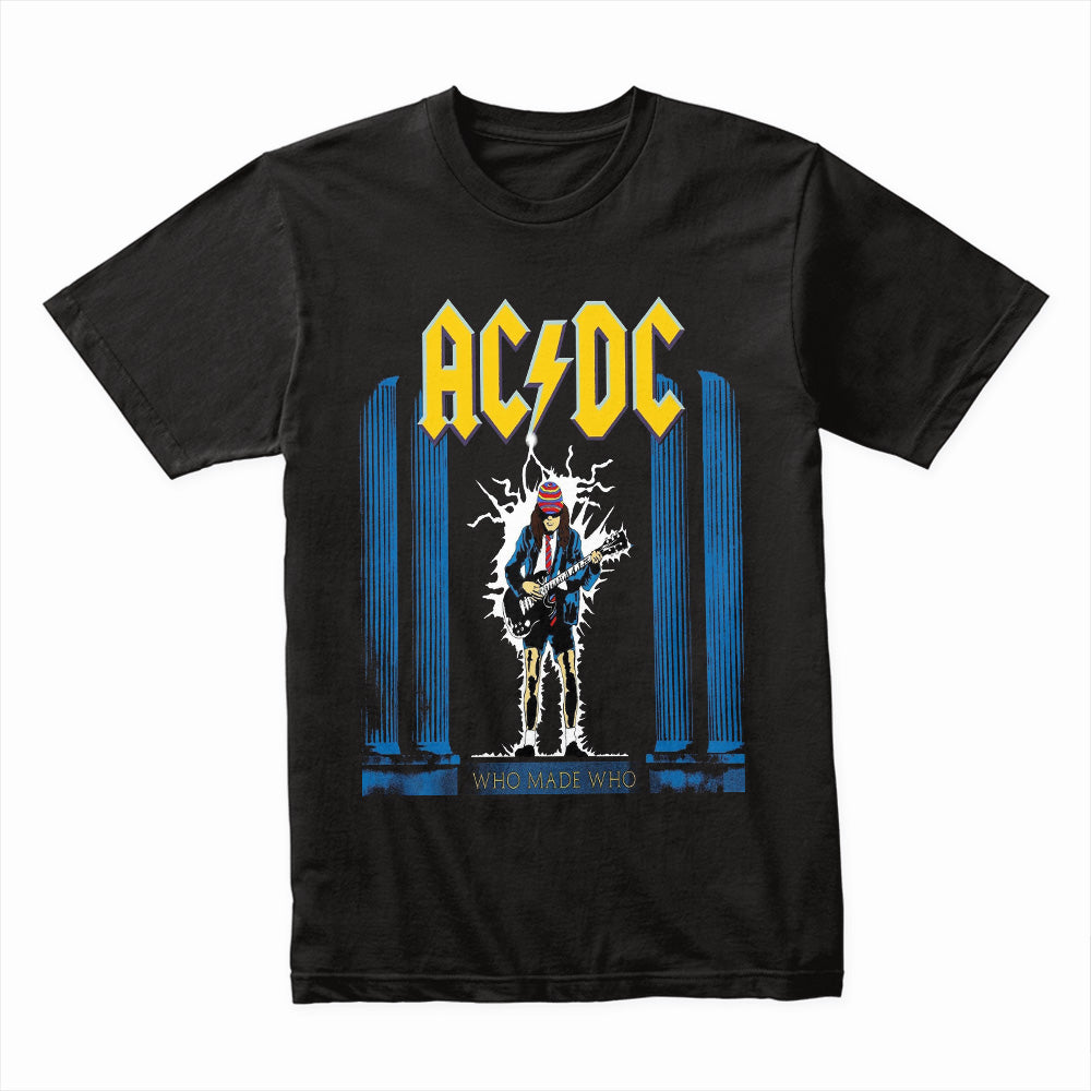 AC/DC "Who Made Who" Classic Album Tribute Graphic T-Shirt