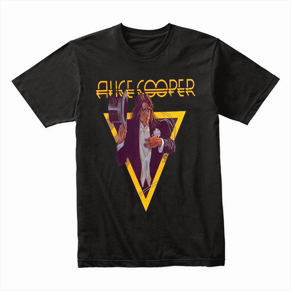 Alice Cooper Vintage Magician-Inspired Graphic T-Shirt