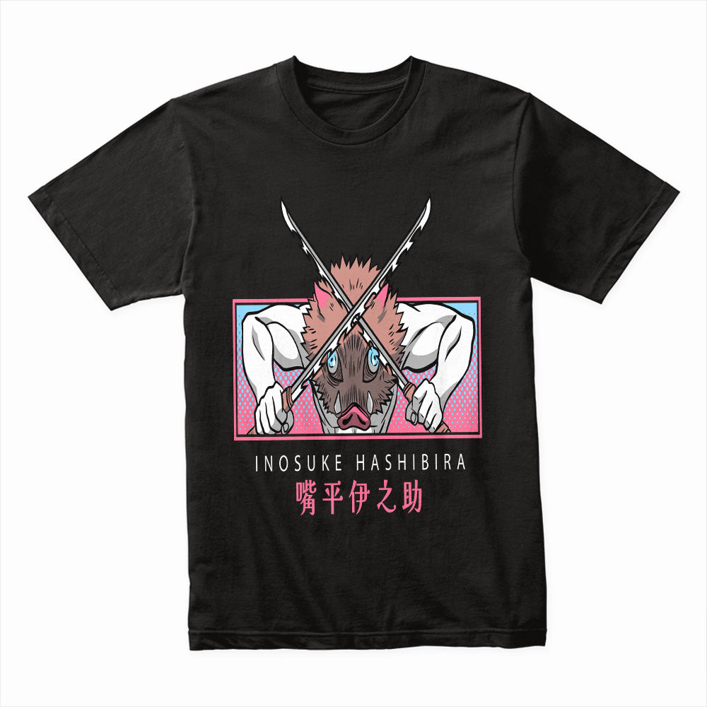 Demon Slayer Inosuke Hashibira T-Shirt – Bold Samurai Beast Breathing Anime Tee