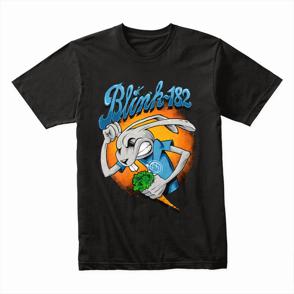 Blink-182 Rebel Rabbit T-Shirt – Bold Cartoon Punk Design