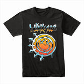 Blink-182 Retro Graffiti Style T-Shirt – Vibrant Logo Design