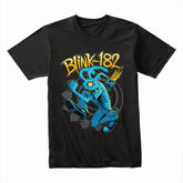 Blink-182 Punk Rock Rabbit Graphic T-Shirt – Edgy Skater Style Tee