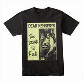 Dead Kennedys Too Drunk to F*** Vintage Album Cover T-Shirt