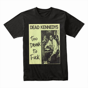 Dead Kennedys Too Drunk to F*** Vintage Album Cover T-Shirt