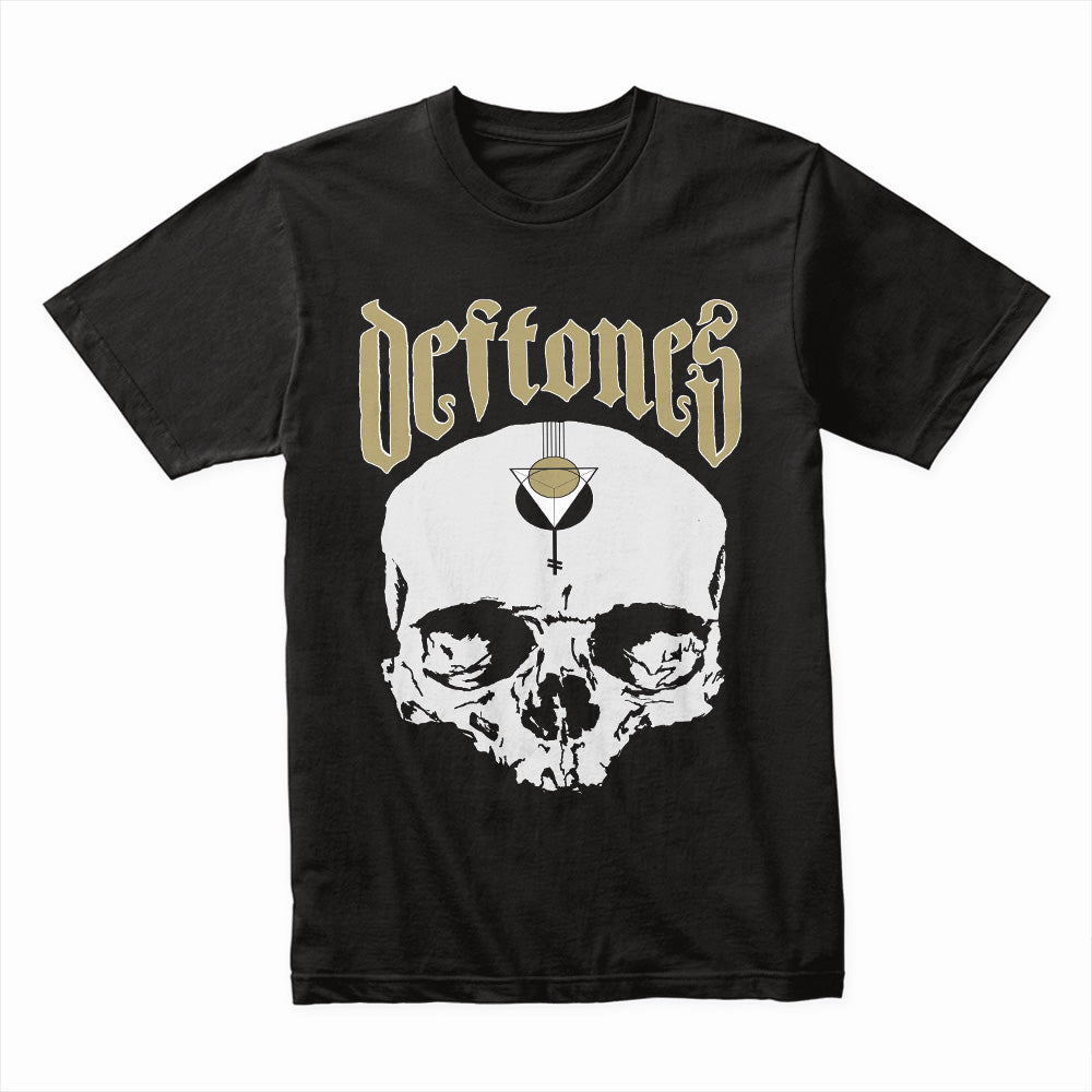 Deftones Gothic Skull T-Shirt – Dark Alternative Metal Band Tee