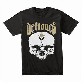 Deftones Gothic Skull T-Shirt – Dark Alternative Metal Band Tee