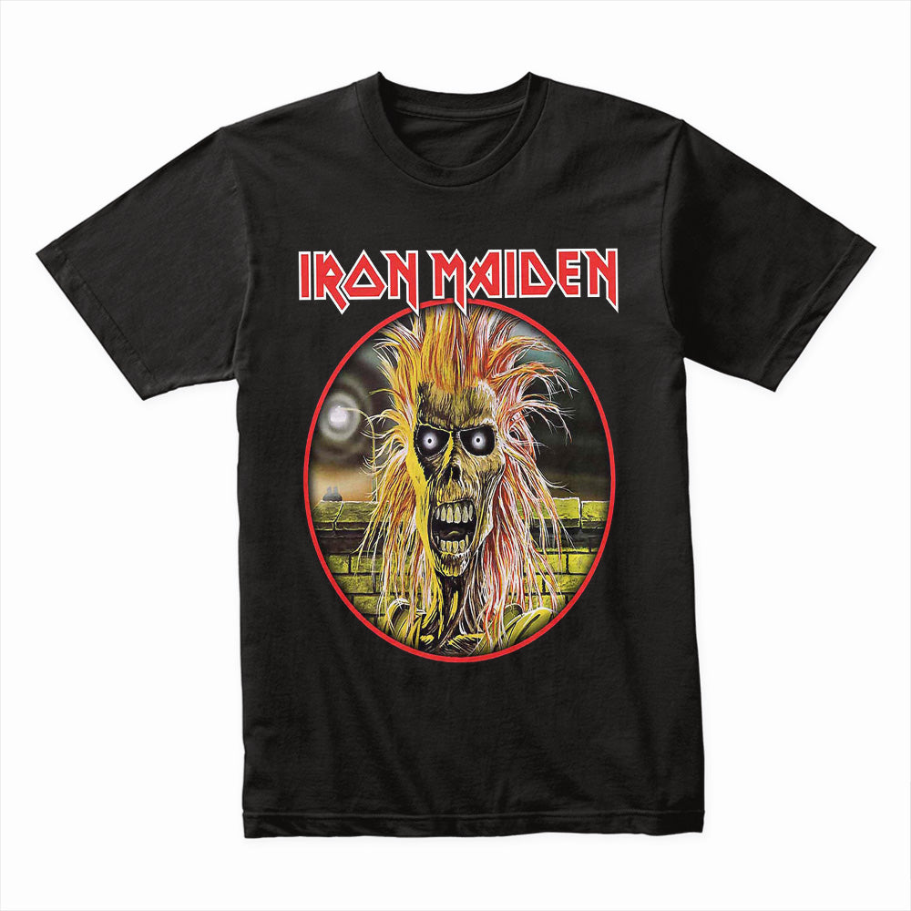Iron Maiden "Eddie The Head" T-Shirt – Classic Heavy Metal Album Art Tee