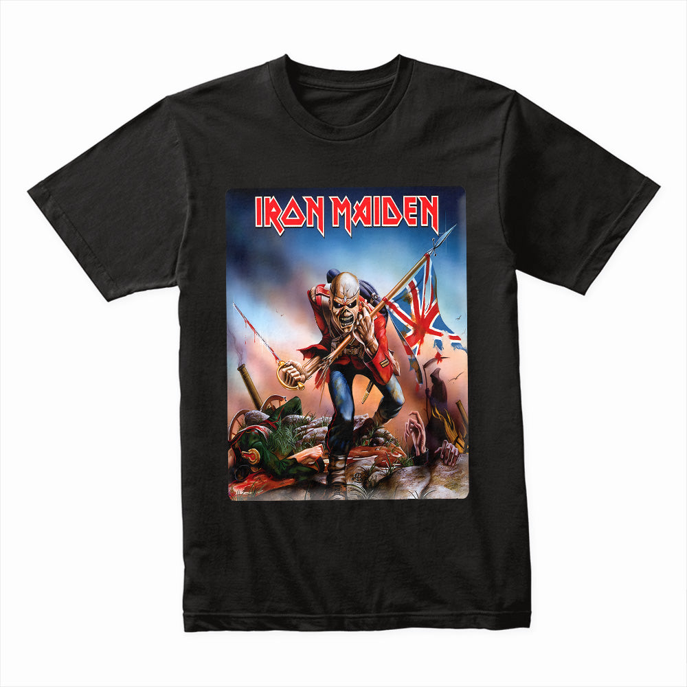 Iron Maiden "The Trooper" T-Shirt – Classic Eddie Heavy Metal Artwork