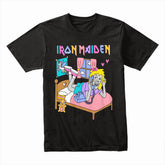 Iron Maiden Eddie Pastel Parody T-Shirt – Fun & Retro Cartoon Metal Tee