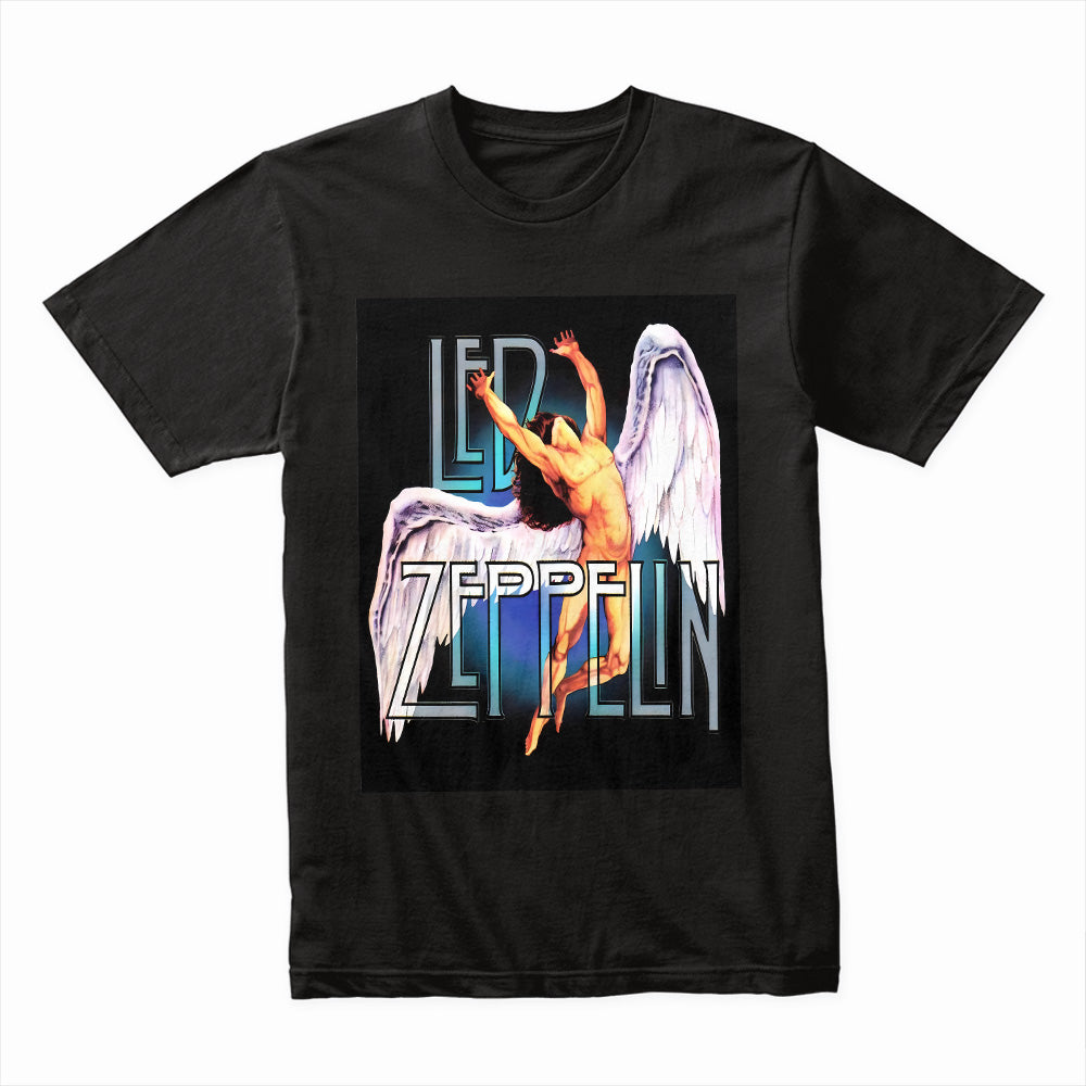 Led Zeppelin "Swan Song" Classic Rock T-Shirt – Iconic Angel Artwork