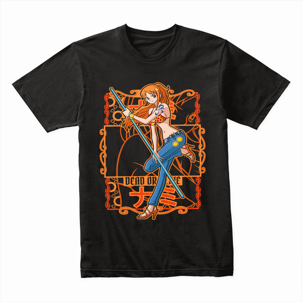 Nami "Dead or Alive" T-Shirt – One Piece Pirate Queen Streetwear