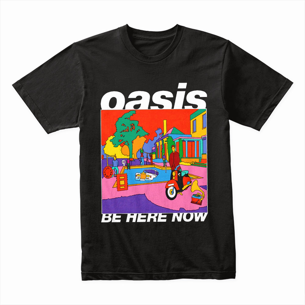 Oasis "Be Here Now" Psychedelic Album Art T-Shirt