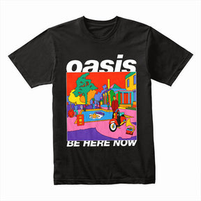 Oasis "Be Here Now" Psychedelic Album Art T-Shirt