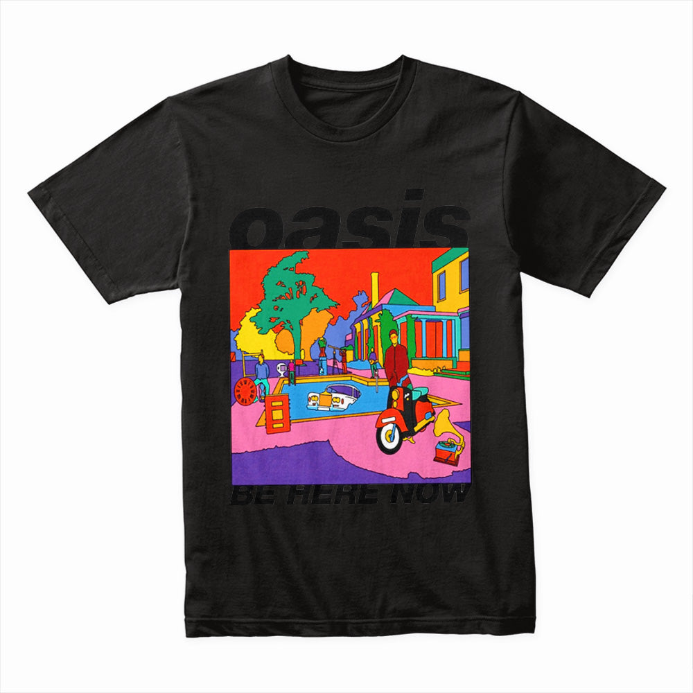 Oasis "Be Here Now" Psychedelic Album Art T-Shirt