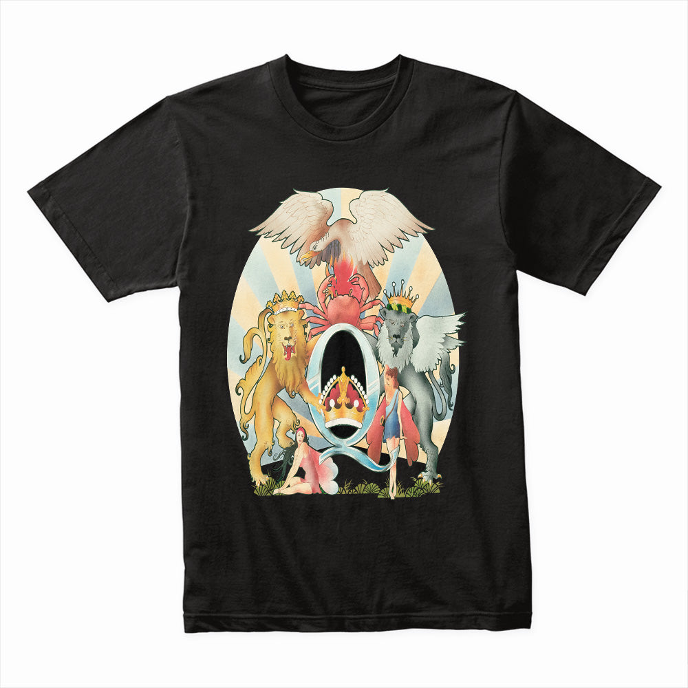Queen "A Day at the Races" Album Art T-Shirt – Classic Rock Masterpiece