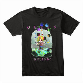 Queen "Innuendo" T-Shirt – Surreal Album Artwork Tribute