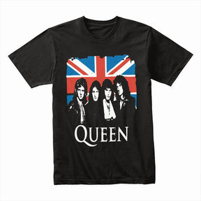 Queen Union Jack T-Shirt – Classic British Rock Tribute
