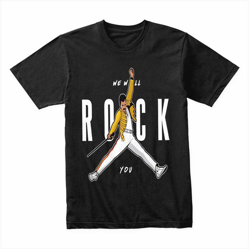 Queen "We Will Rock You" T-Shirt – Freddie Mercury Iconic Pose