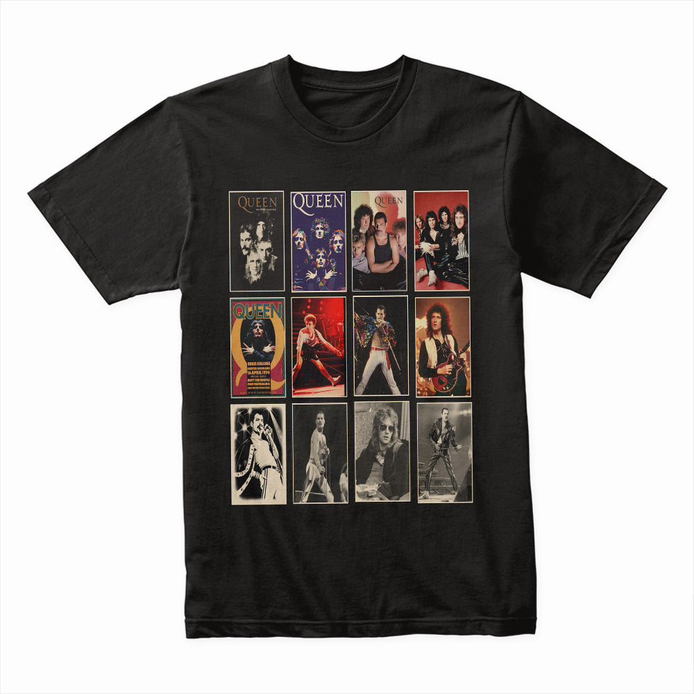 Queen Collage T-Shirt – Ultimate Rock Legends Tribute