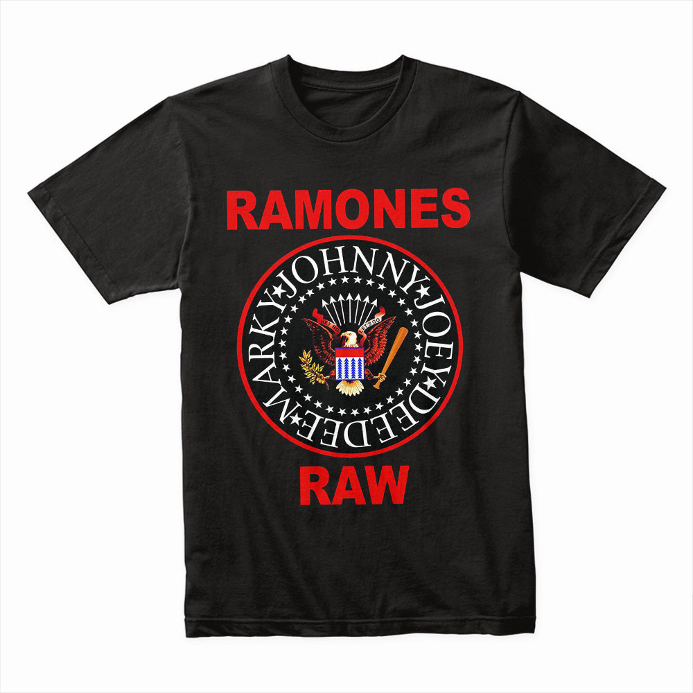 Ramones "Raw" T-Shirt – Classic Punk Rock Eagle Logo Tee
