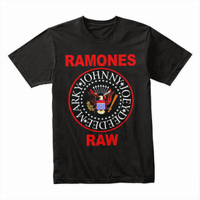 Ramones "Raw" T-Shirt – Classic Punk Rock Eagle Logo Tee