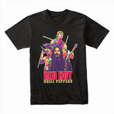 Red Hot Chili Peppers Pop Art Band T-Shirt – Vibrant Rock Concert Tee