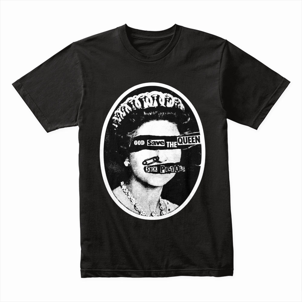 Sex Pistols "God Save The Queen" Punk Rock T-Shirt – Iconic Anarchy Graphic Tee